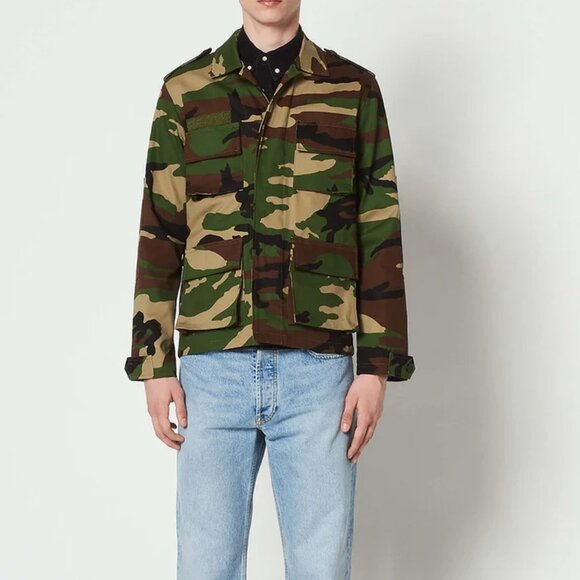 🆕Sandro Paris GI Cotton Shirt Jacket - Picture 3 of 9